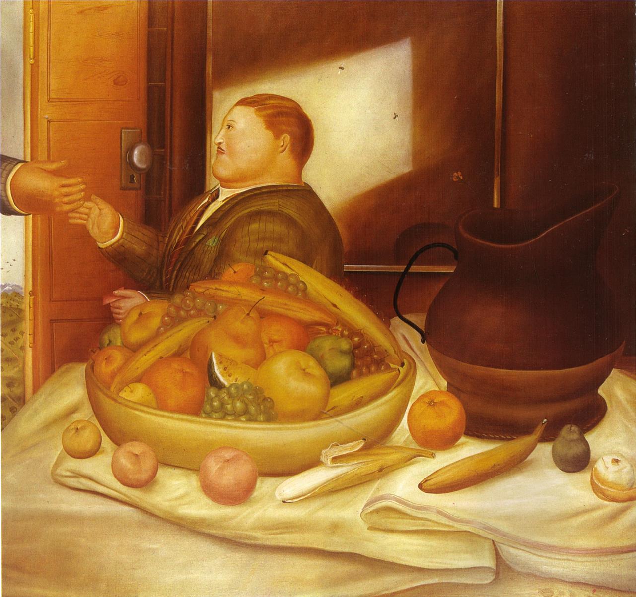 Bonjour Fernand Botero Peintures à l'huile
